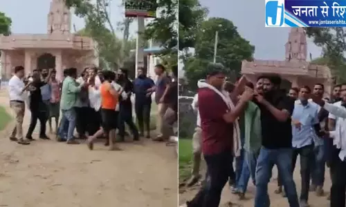 जयपुर के स्कूल में CJP कार्यकर्ताओं के पहुंचने पर ग्रामीणों का विरोध