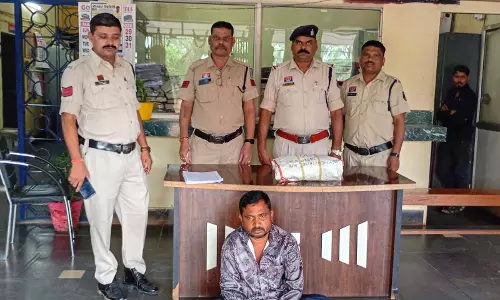 गांजा बेचने वाले आरोपी को कोटा पुलिस ने किया गिरफ्तार