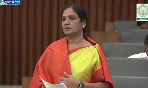 Andhra: विधायक सुनीता ने विधानसभा में अल नीनो के कारण पैदा हुए जल संकट का मुद्दा उठाया