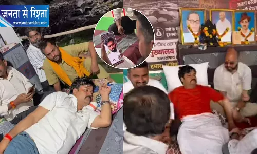 सड़क सत्याग्रह के सातवें दिन बढ़ा समर्थन, गड्ढा-मुक्त सड़कों की मांग जारी