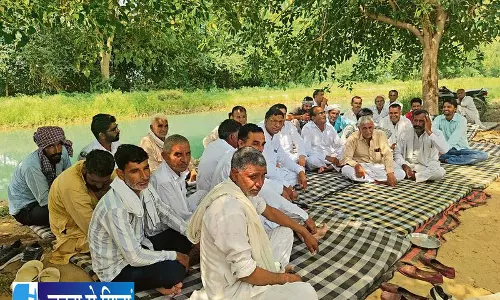 Sirsa किसानों का धरना जारी, पानी की मांग तेज Sirsa किसानों का धरना जारी, पानी की मांग तेज