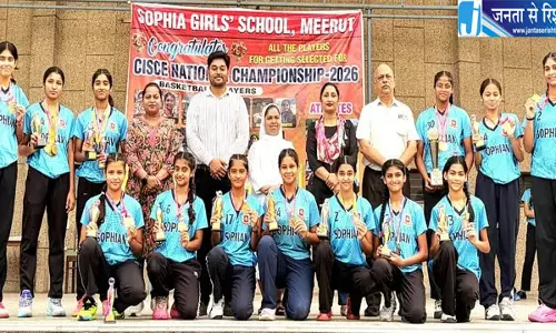 तीन खेलों में सोफिया गर्ल्स स्कूल की 22 छात्राओं का राष्ट्रीय चैंपियनशिप के लिए चयन