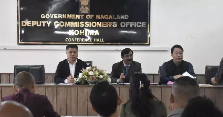 Nagaland: ECI सचिव बिनोद कुमार ने कोहिमा में SIR प्रक्रिया की समीक्षा की Nagaland: ECI सचिव बिनोद कुमार ने कोहिमा में SIR प्रक्रिया की समीक्षा की