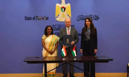 भारत ने फलस्तीन के लिए दो-राष्ट्र समाधान का समर्थन दोहराया भारत ने फलस्तीन के लिए दो-राष्ट्र समाधान का समर्थन दोहराया