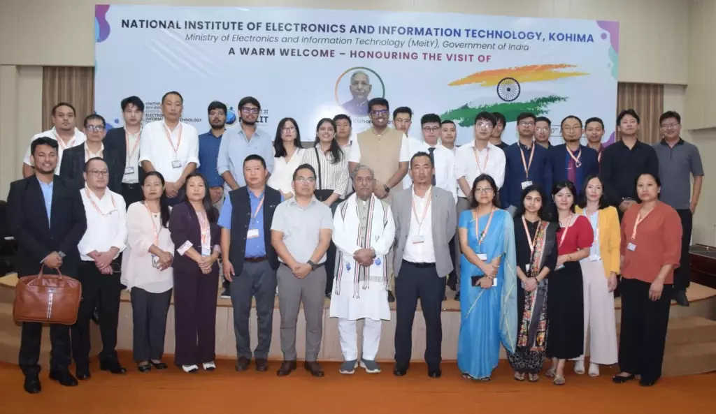राज्यपाल नंद किशोर यादव ने NIELIT कोहिमा का दौरा किया