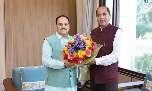 जयराम ठाकुर ने जेपी नड्डा से की मुलाकात, हिमाचल के स्वास्थ्य और विकास मुद्दों पर हुई चर्चा
