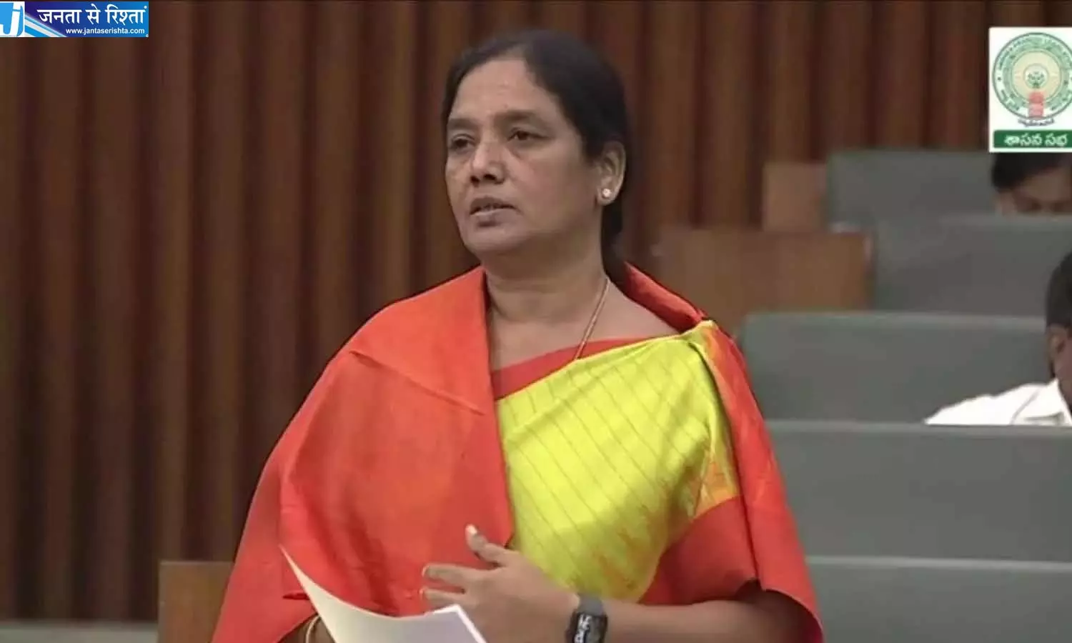 Andhra: विधायक सुनीता ने विधानसभा में अल नीनो के कारण पैदा हुए जल संकट का मुद्दा उठाया Andhra: विधायक सुनीता ने विधानसभा में अल नीनो के कारण पैदा हुए जल संकट का मुद्दा उठाया