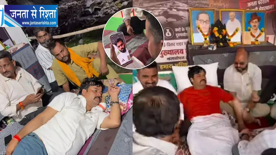 सड़क सत्याग्रह के सातवें दिन बढ़ा समर्थन, गड्ढा-मुक्त सड़कों की मांग जारी सड़क सत्याग्रह के सातवें दिन बढ़ा समर्थन, गड्ढा-मुक्त सड़कों की मांग जारी