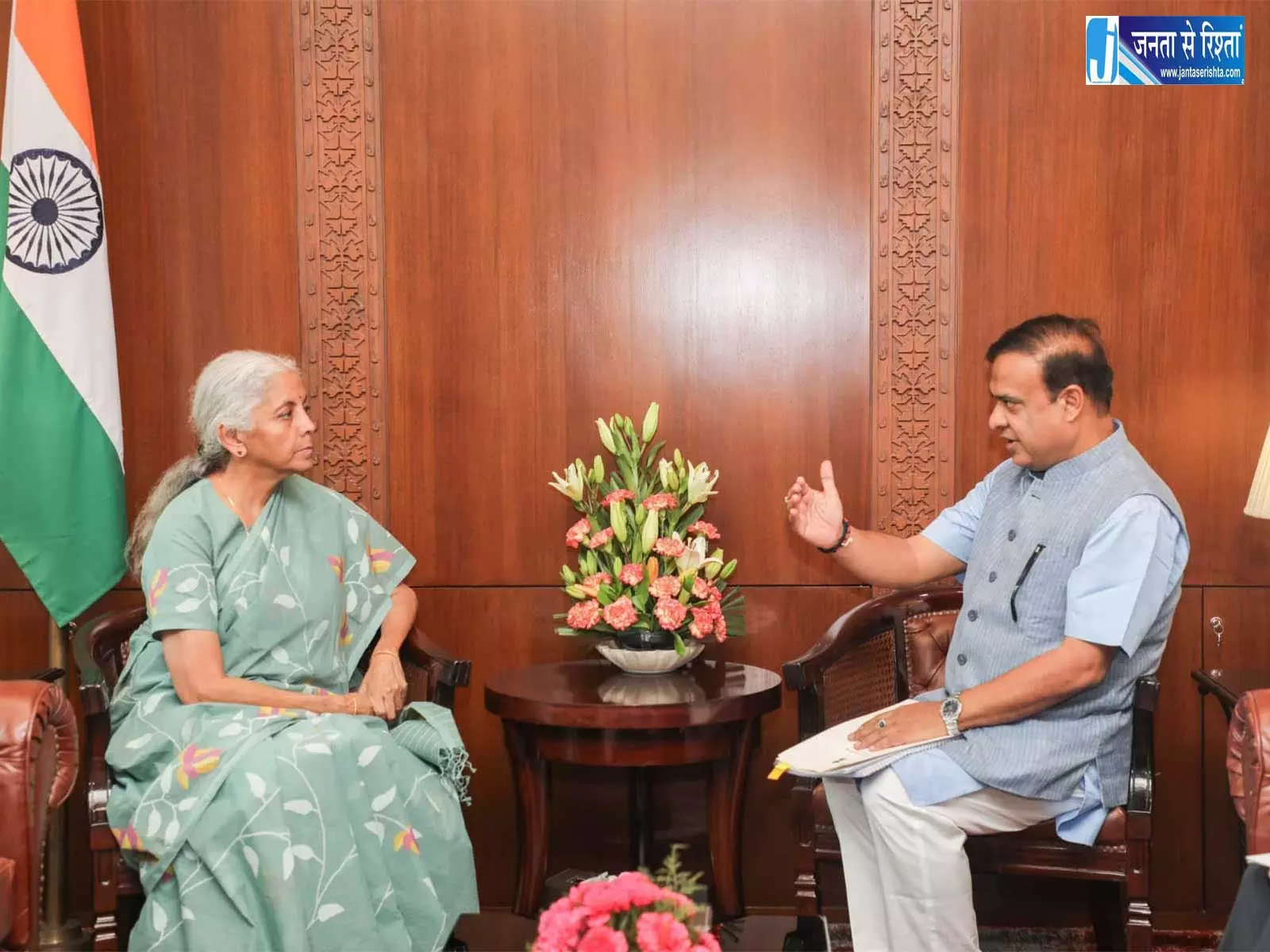 असम बाढ़ पर CM हिमंत ने वित्त मंत्री को दी जानकारी असम बाढ़ पर CM हिमंत ने वित्त मंत्री को दी जानकारी