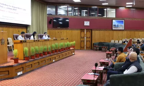विजन सिक्किम 2047 दस्तावेज के लिए रिपोर्ट लेखन पर कार्यशाला आयोजित