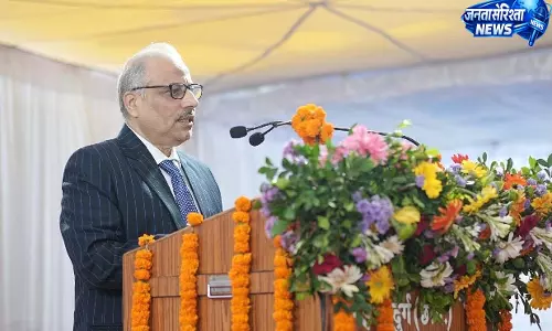 मुख्य न्यायाधिपति रमेश सिन्हा ने दुर्ग में नवीन न्यायालय भवन के निर्माण हेतु किया भूमिपूजन