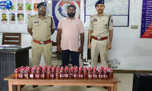 ऑपरेशन विश्वास के तहत 96 पाव अवैध देशी शराब के साथ आरोपी गिरफ्तार