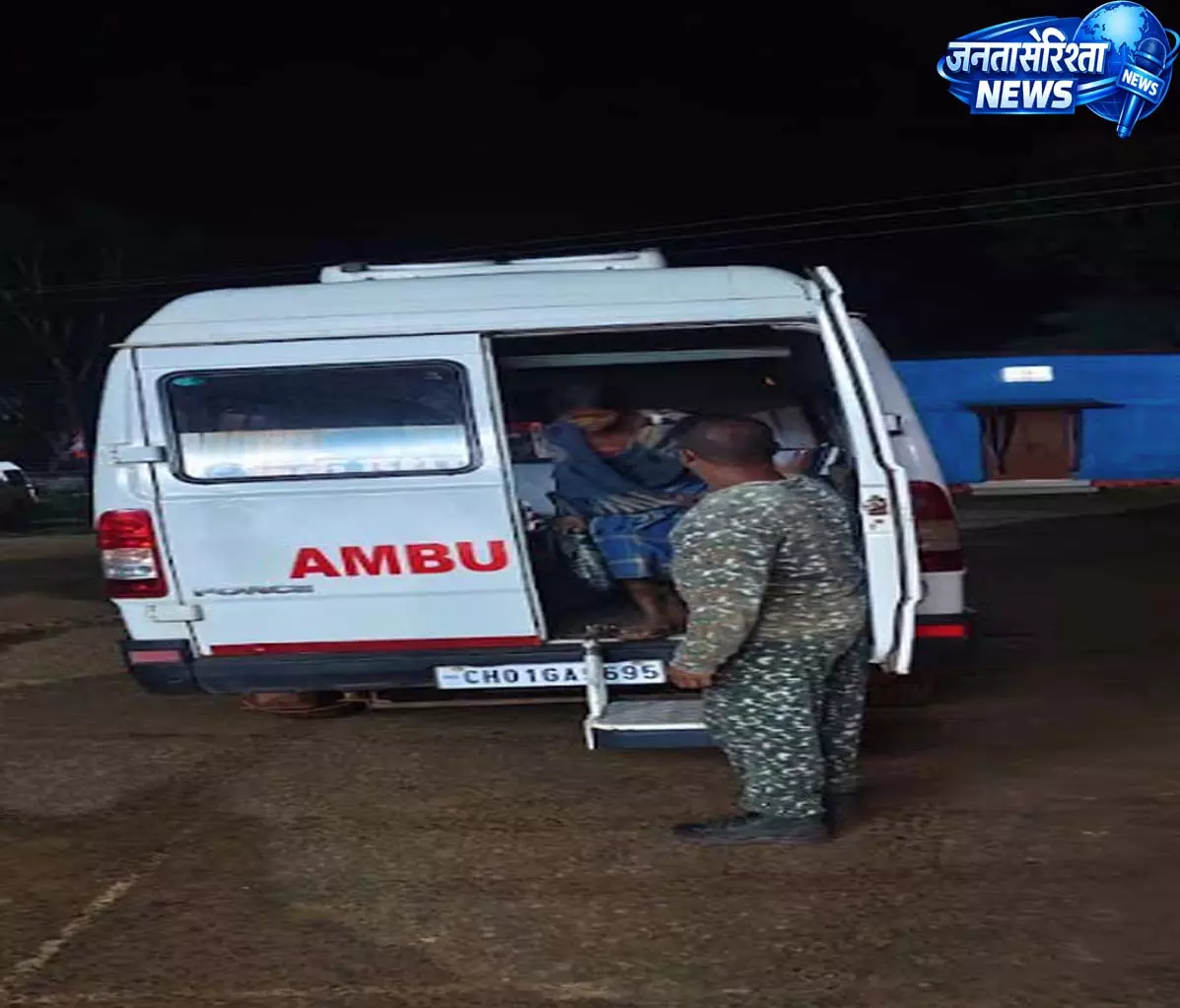 दूरस्थ अबूझमाड़ से मरीज को प्राकृतिक आपदाओं से निकालकर सुरक्षित पहुंचाया गया अस्पताल दूरस्थ अबूझमाड़ से मरीज को प्राकृतिक आपदाओं से निकालकर सुरक्षित पहुंचाया गया अस्पताल
