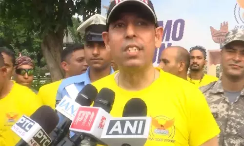 चंडीगढ़ में सेक्खों मैराथन का आगाज, एयर कमोडोर ने किया प्रोमो रन फ्लैग ऑफ