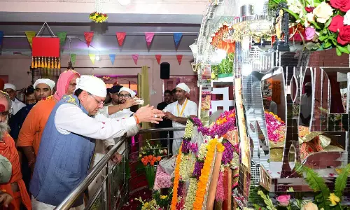हरिद्वार में बोले धामी, धार्मिक स्थलों को मिल रही नई पहचान हरिद्वार में बोले धामी, धार्मिक स्थलों को मिल रही नई पहचान