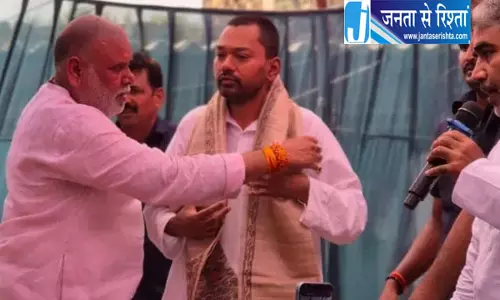 स्वास्थ्य मंत्री निशांत कुमार का सीतामढ़ी में जोरदार स्वागत