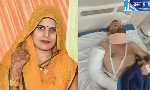 एनएच-28 पर तेज रफ्तार वाहन ने बाइक को मारी टक्कर, महिला की मौत