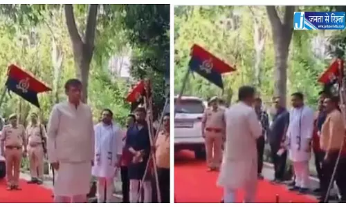 राष्ट्रगान के दौरान कार्यक्रम से निकलते दिखे यूपी विधानसभा स्पीकर सतीश महाना, विपक्ष ने साधा निशाना