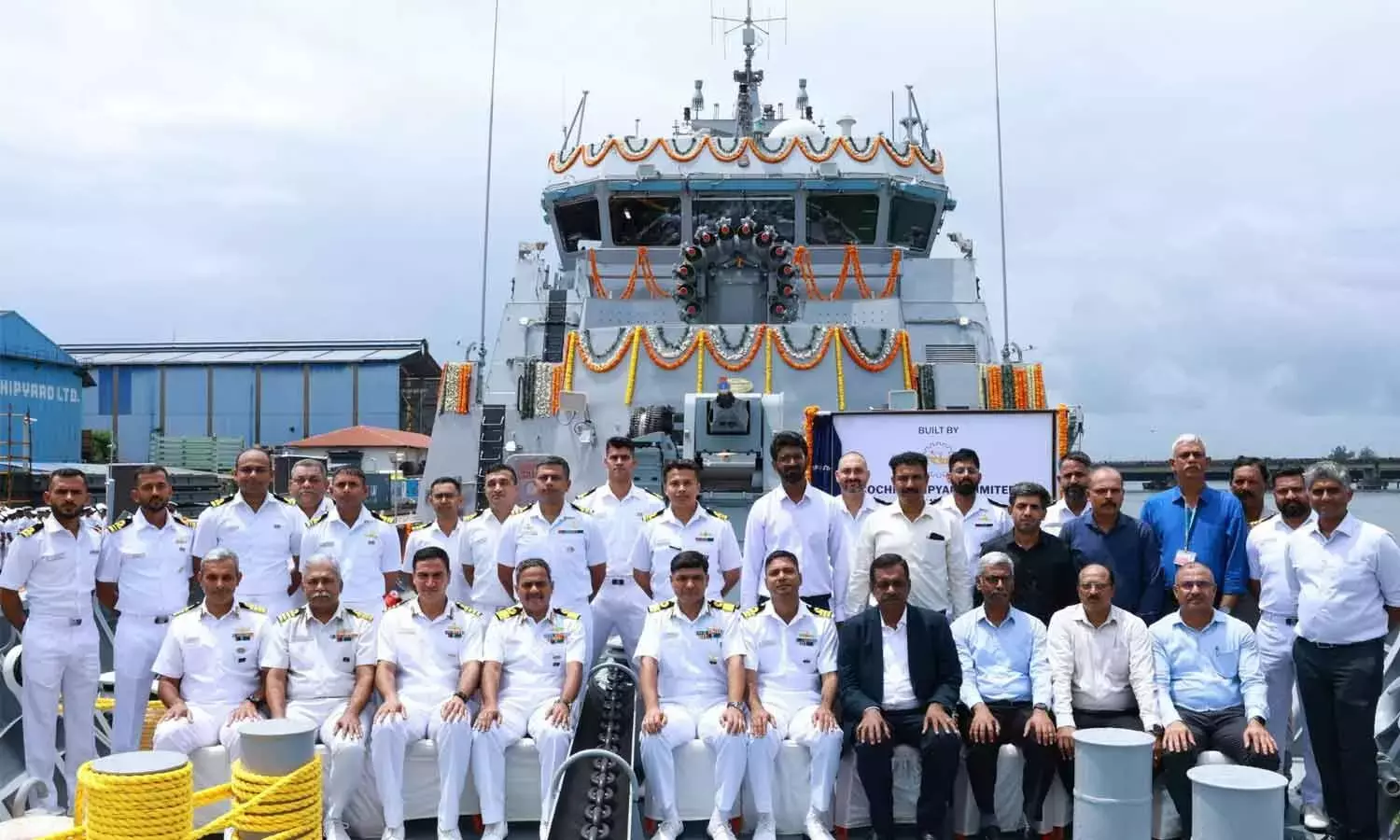 Andhra: CSL ने भारतीय नौसेना को ASW-SWC मंगरोल सौंपा