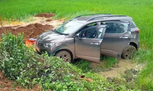 ओवरटेक के दौरान ट्रक ने बुजुर्ग महिला को कुचला, कार सवार दो घायल