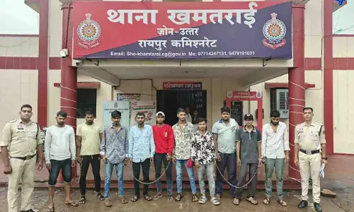 खमतराई पुलिस का विशेष अभियान, एक दिन में 12 वारंटियों को पकड़ा