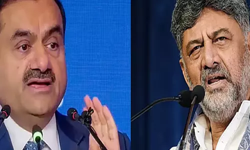 अडानी मुद्दे पर बीजेपी ने घेरा कांग्रेस को डेके शिवकुमार की बैठक में उठाया सवाल