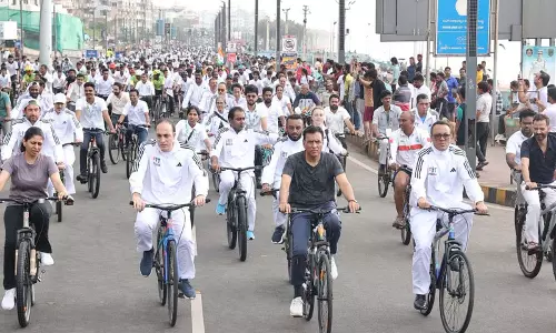 विशाखापत्तनम में BRICS साइकिलिंग कार्यक्रम का आयोजन