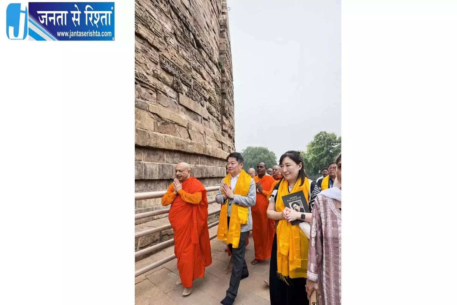 सारनाथ की विरासत से प्रभावित हुआ जापानी प्रतिनिधिमंडल सारनाथ की विरासत से प्रभावित हुआ जापानी प्रतिनिधिमंडल