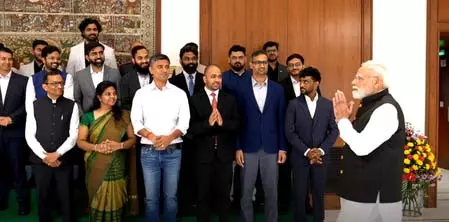 पीएम मोदी ने स्पेस स्टार्टअप्स के सीईओ और फाउंडर्स से की बात, बोले-ऊर्जा और महत्वाकांक्षा देखकर बहुत प्रभावित हुआ पीएम मोदी ने स्पेस स्टार्टअप्स के सीईओ और फाउंडर्स से की बात, बोले-ऊर्जा और महत्वाकांक्षा देखकर बहुत प्रभावित हुआ