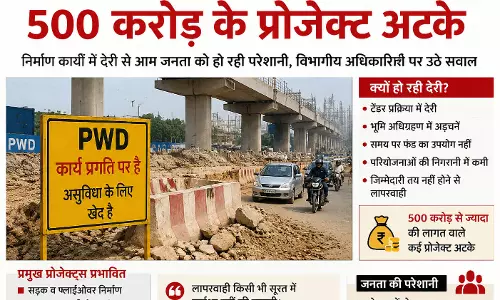 Delhi PWD की लापरवाही से 500 करोड़ के प्रोजेक्ट अटके Delhi PWD की लापरवाही से 500 करोड़ के प्रोजेक्ट अटके