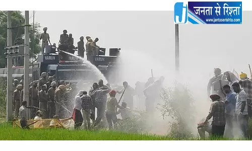 Punjab पुलिस ने प्रदर्शनकारियों को रोका