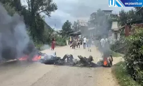 मणिपुर के सेनापति में हिंसा सीआरपीएफ जवान घायल