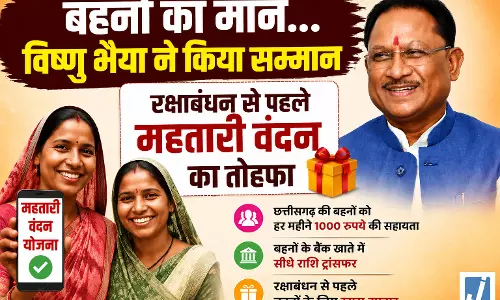बहनों का मान...विष्णु भैया ने किया सम्मान, रक्षाबंधन से पहले महतारी वंदन का तोहफा