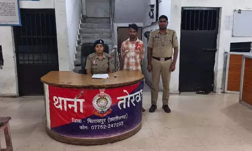 शराब के नशे में युवक के गाल पर चाकू से हमला, बदमाश गिरफ्तार