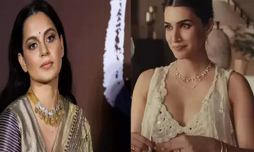 बिकिनी लुक में कृति सेनन के रक्षाबंधन का विज्ञापन, भड़कीं कंगना रनौत बिकिनी लुक में कृति सेनन के रक्षाबंधन का विज्ञापन, भड़कीं कंगना रनौत