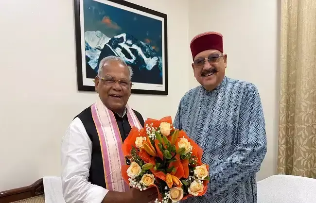 Dehradun: केंद्रीय मंत्री जीतन राम मांझी से मिले सतपाल महाराज, विकास योजनाओं पर चर्चा Dehradun: केंद्रीय मंत्री जीतन राम मांझी से मिले सतपाल महाराज, विकास योजनाओं पर चर्चा