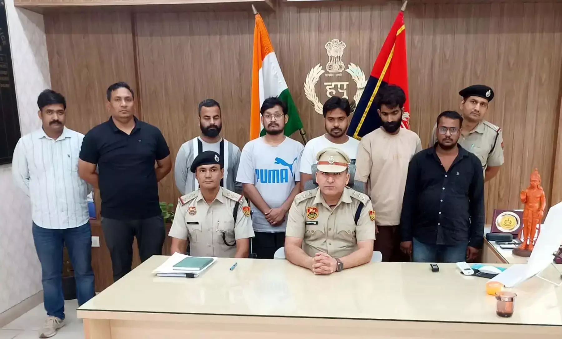 Gurugram: निवेश का झांसा देकर करोड़ों की ठगी, पांच आरोपी पुलिस की गिरफ्त में