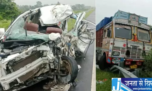 उज्जैन-गरोठ फोरलेन पर हादसा, मां-बेटी की मौत; तीन गंभीर