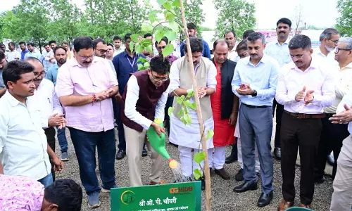 ‘एक पेड़ मां के नाम’ अभियान के तहत मंत्री चौधरी ने लगाया पीपल का पौधा