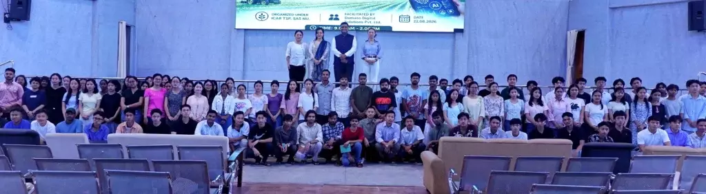 नागालैंड यूनिवर्सिटी के SAS का आयोजन, खेती में AI पर जागरूकता