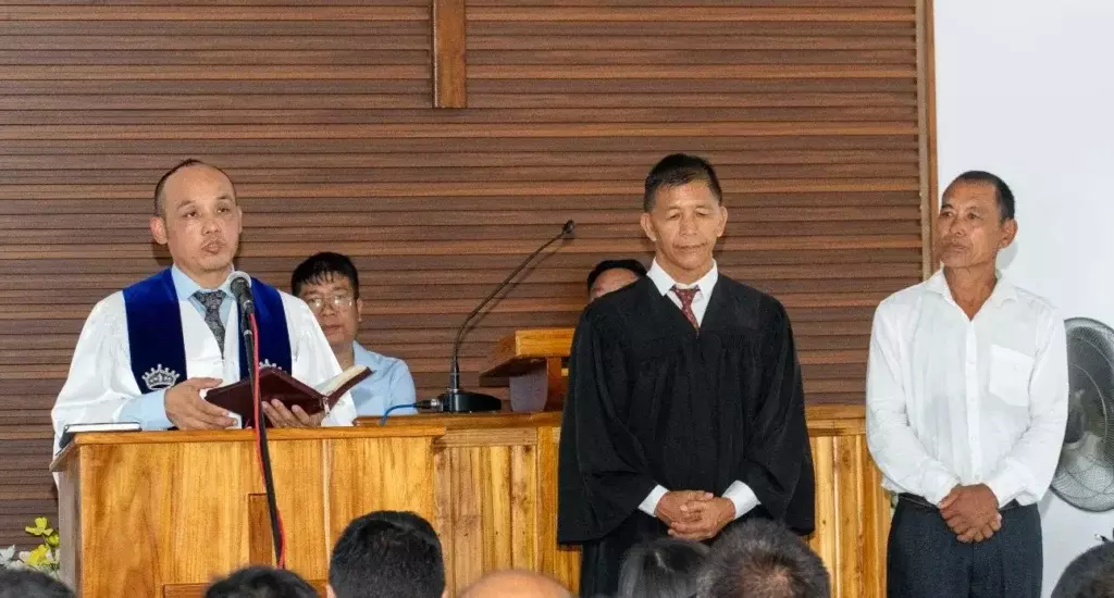 Nagaland: लोथा बैपटिस्ट खुमशुम चोकायन ने पादरी की स्थापना की