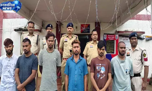 पिकअप में डीजे का चोरी का सामान लेकर ग्राहक तलाश रहे थे 6 आरोपी गिरफ्तार