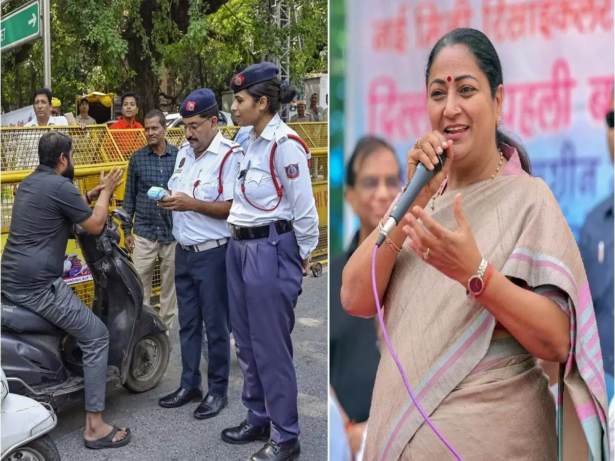 दिल्ली में लाखों लंबित ट्रैफिक चालान निपटाने की तैयारी दिल्ली में लाखों लंबित ट्रैफिक चालान निपटाने की तैयारी
