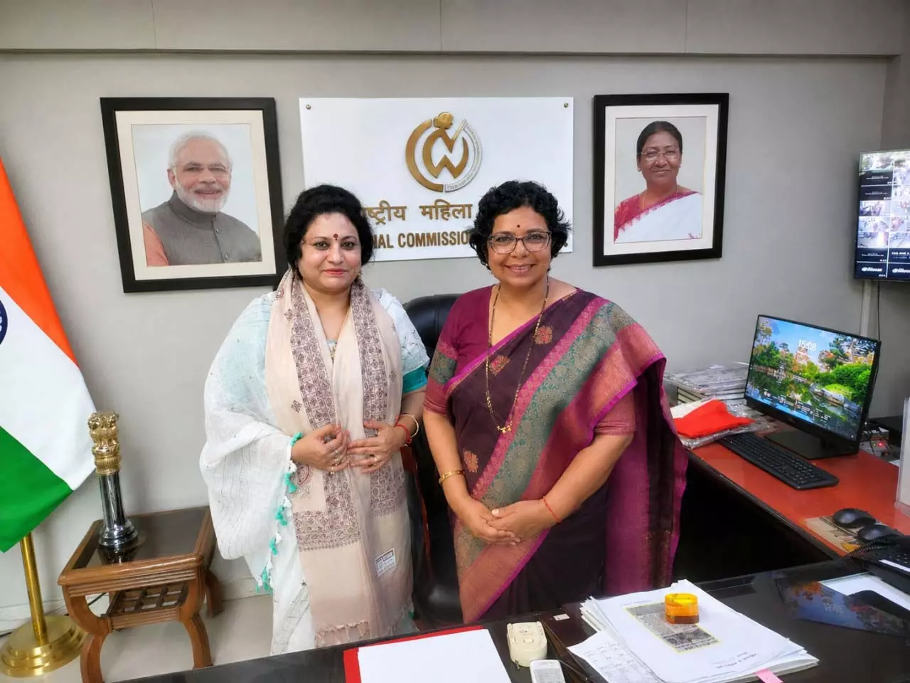 राष्ट्रीय महिला आयोग की अध्यक्ष से राज्य महिला आयोग की अध्यक्ष डॉ. ममता साहू ने की मुलाकात राष्ट्रीय महिला आयोग की अध्यक्ष से राज्य महिला आयोग की अध्यक्ष डॉ. ममता साहू ने की मुलाकात