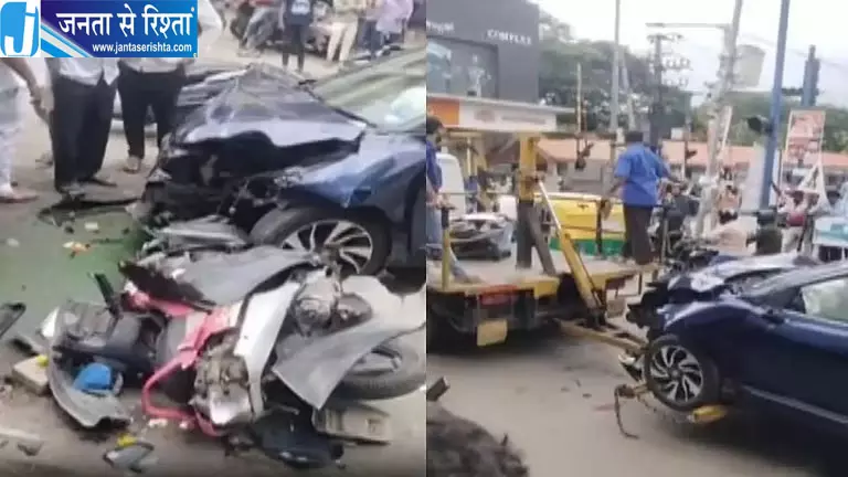 बेंगलुरु में सिग्नल पर खड़े हेयरस्टाइलिस्ट को तेज रफ्तार कार ने मारी टक्कर, मौके पर मौत बेंगलुरु में सिग्नल पर खड़े हेयरस्टाइलिस्ट को तेज रफ्तार कार ने मारी टक्कर, मौके पर मौत