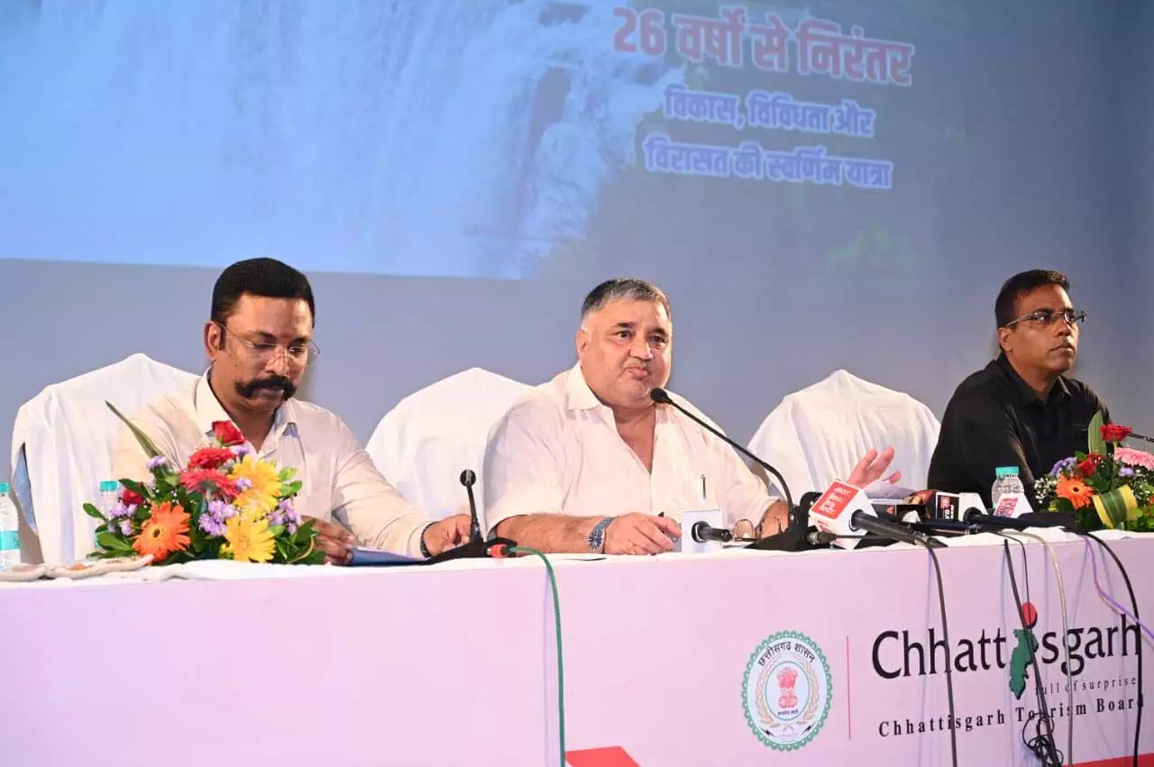 छत्तीसगढ़ पर्यटन को मिलेगी वैश्विक उड़ान, संस्कृति और विरासत को भी नई पहचान छत्तीसगढ़ पर्यटन को मिलेगी वैश्विक उड़ान, संस्कृति और विरासत को भी नई पहचान