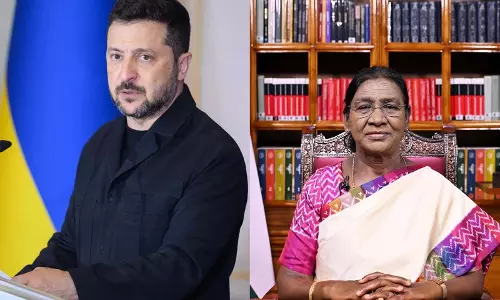 राष्ट्रपति मुर्मू को धन्यवाद, जेलेंस्की ने भारत से रिश्ते मजबूत करने की बात कही राष्ट्रपति मुर्मू को धन्यवाद, जेलेंस्की ने भारत से रिश्ते मजबूत करने की बात कही