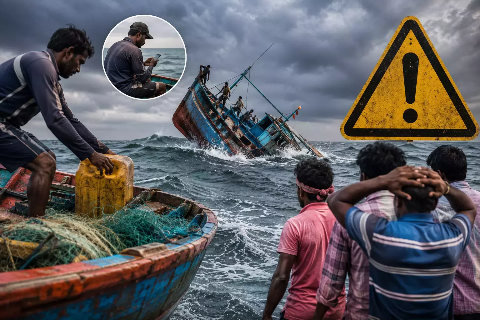 Andhra: मछुआरों की असुरक्षित कार्यप्रणालियों के कारण समुद्र में नाव दुर्घटनाएं हो रही हैं