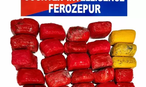 Ferozepur: फिरोजपुर में बीएसएफ और सीआई का ऑपरेशन, भारी मात्रा में ड्रग्स बरामद