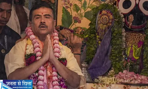 नंदीग्राम से नबान्न: पंडाल में दिखेगा सुवेंदु का सफर नंदीग्राम से नबान्न: पंडाल में दिखेगा सुवेंदु का सफर